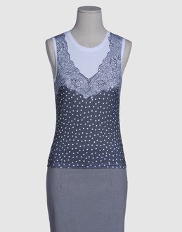 BLUMARINE JEANS TOPWEAR T-shirt senza maniche su YOOX.COM