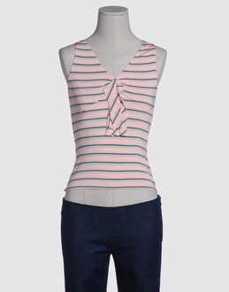 KRIZIA JEANS TOPWEAR T shirt senza maniche su YOOXCOM KRIZIA JEANS TOPWEAR T shirt senza maniche su YOOXCOM