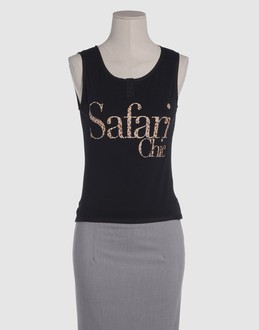 BLUGIRL JEANS TOPWEAR T-shirt senza maniche su YOOX.COM
