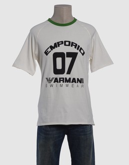 Emporio armani swimwear tops t-shirts manches courtes
