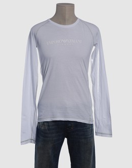 Emporio armani swimwear tops t-shirts manches longues