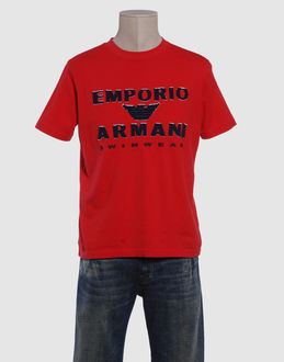 Emporio armani swimwear tops t-shirts manches courtes