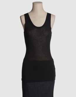 PEACOCH BLUE TOPWEAR T-shirt senza maniche su YOOX.COM