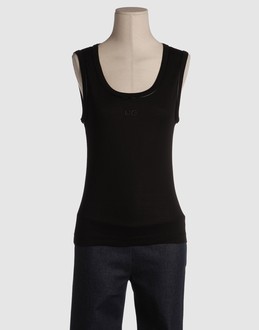 DOLCE &amp;amp; GABBANA - TOPS - T-shirts sans manches - sur YOOX.COM
