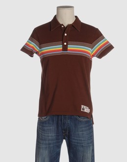 Jersey - 3 buttons - Side slit hemline - Striped detailing - Logo details -