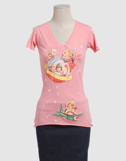 Jersey - V-neckline - Detailed print - Rear logo - Raw cut -