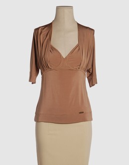 Just cavalli tops t-shirts manches courtes