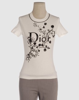 CHRISTIAN DIOR BOUTIQUE - TOPS - T-shirts manches courtes - sur YOOX.COM