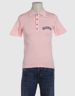 Jersey - Polo collar - 4 buttons - Slashed detailing - Embroidered logo - Detailed print -
