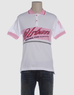 Jersey - 2 buttons - Side slit hemline - Logo print - Contrasting applications -