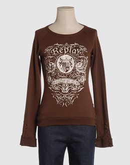 Confronta prezzi Replay topwear t-shirt maniche lunghe su yoox.com