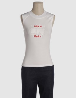 VERSACE JEANS COUTURE - TOPS - T-shirts sans manches - sur YOOX.COM