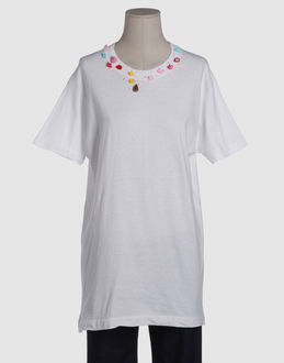 Confronta prezzi Claudia matano topwear t-shirt maniche corte su yoox.com