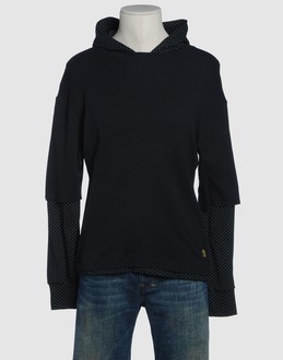 Jersey - Hooded neckline - Partially lined interior - Logo details -