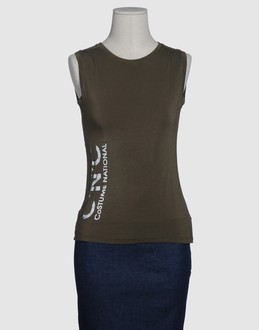 CNC COSTUME NATIONAL TOPWEAR T-shirt senza maniche su YOOX.COM