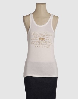 Ralph lauren collection tops t-shirts sans manches