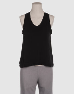 Peacock blue tops t-shirts sans manches