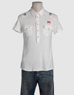 Jersey - Dual chest pockets - Snap button closing - Embroidery - Studs - Logo details -