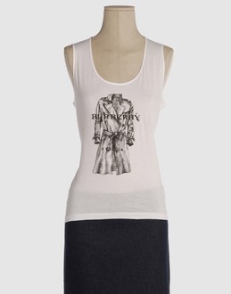 BURBERRY - TOP WEAR - Sleeveless t-shirts - on YOOX.COM