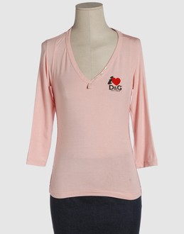 D&G TOPWEAR T-shirt maniche lunghe su YOOX.COM