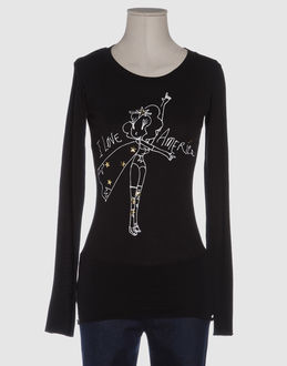 Confronta prezzi Rose a pois topwear t-shirt maniche lunghe su yoox.com