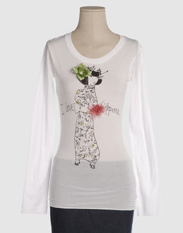 Confronta prezzi Rose a pois topwear t-shirt maniche lunghe su yoox.com