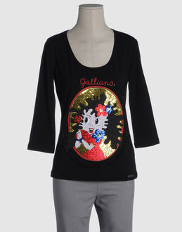 Confronta prezzi Galliano topwear t-shirt maniche lunghe su yoox.com