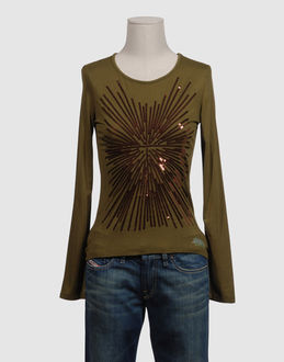 Confronta prezzi Krizia jeans topwear t-shirt maniche lunghe su yoox.com