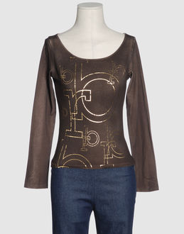 Confronta prezzi Roccobarocco topwear t-shirt maniche lunghe su yoox.com