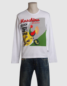 Moschino jeans tops t-shirts manches longues