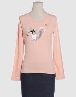 Confronta prezzi Moschino jeans topwear t-shirt maniche lunghe su yoox.com