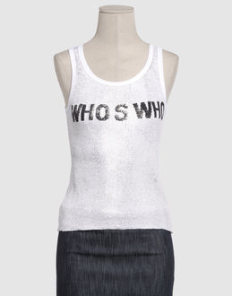 Confronta prezzi Who*s who topwear t-shirt senza maniche su yoox.com