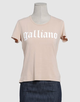 Confronta prezzi Galliano topwear t-shirt maniche corte su yoox.com