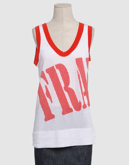 FRANKIE MORELLO - TOP WEAR - Sleeveless t-shirts - on YOOX.COM