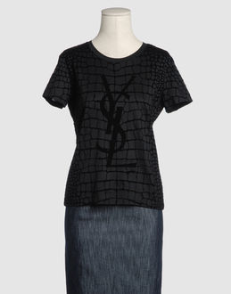 Confronta prezzi Ysl  rive gauche topwear t-shirt maniche corte su yoox.com