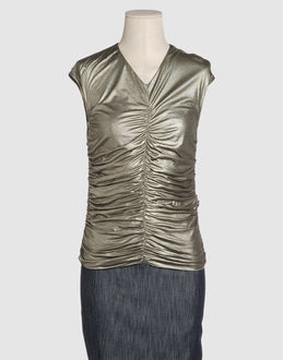 KRIZIAPOI TOPWEAR T shirt senza maniche su YOOXCOM