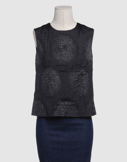 YSL  RIVE GAUCHE - Women - TOPS & TEES - Sleeveless t-shirts on YOOX.COM