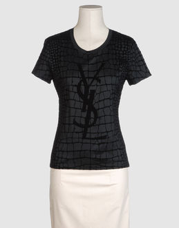 Confronta prezzi Ysl  rive gauche topwear t-shirt maniche corte su yoox.com