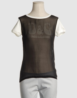 Confronta prezzi D&g topwear t-shirt maniche corte su yoox.com