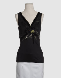 DOLCE & GABBANA - Women - TOPS & TEES - Sleeveless t-shirts on YOOX.COM