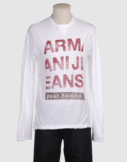 ARMANI JEANS - Men - TOPS & TEES - Long sleeve t-shirts on YOOX.COM