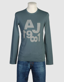 ARMANI JEANS - Men - TOPS & TEES - Long sleeve t-shirts on YOOX.COM
