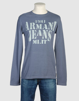ARMANI JEANS - Men - TOPS & TEES - Long sleeve t-shirts on YOOX.COM