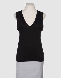 DOLCE & GABBANA - Women - TOPS & TEES - Sleeveless t-shirts on YOOX.COM