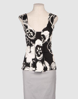 MOSCHINO CHEAPANDCHIC - Women - TOPS & TEES - Sleeveless t-shirts on YOOX.COM