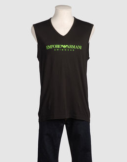 EMPORIO ARMANI SWIMWEAR - TOPWEAR - Sleeveless t-shirts - on YOOX.COM