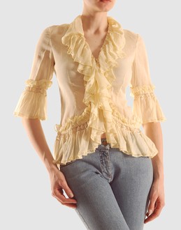 ALEXANDER MCQUEEN - Women - SHIRTS - Short sleeve shirts on YOOX.COM