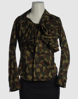 Gabardine - Button closing - Appliqué - Frills - Shoe-string laces -