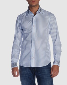 Cloth - Jacquard - Boned collar - Includes cuff links - Button closing - Striped detailing - Detailed print -