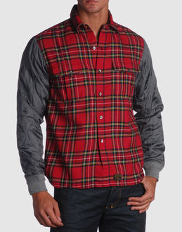 Plaid - Techno fabric - Two pockets - Button closing - Stitched trimmed - Rear logo -